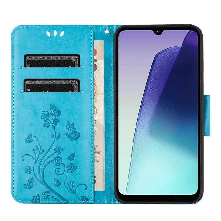 For Redmi Note 14 Pro+ 5G Butterfly Flower Pattern Flip Leather Phone Case
