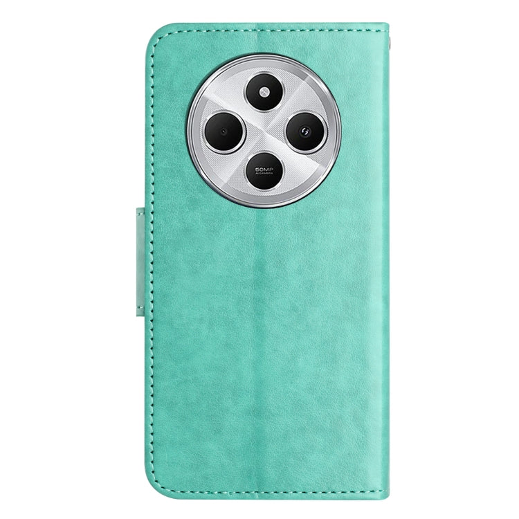 For Redmi Note 14 Pro+ 5G Butterfly Flower Pattern Flip Leather Phone Case