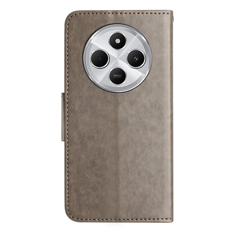 For Redmi Note 14 Pro+ 5G Butterfly Flower Pattern Flip Leather Phone Case