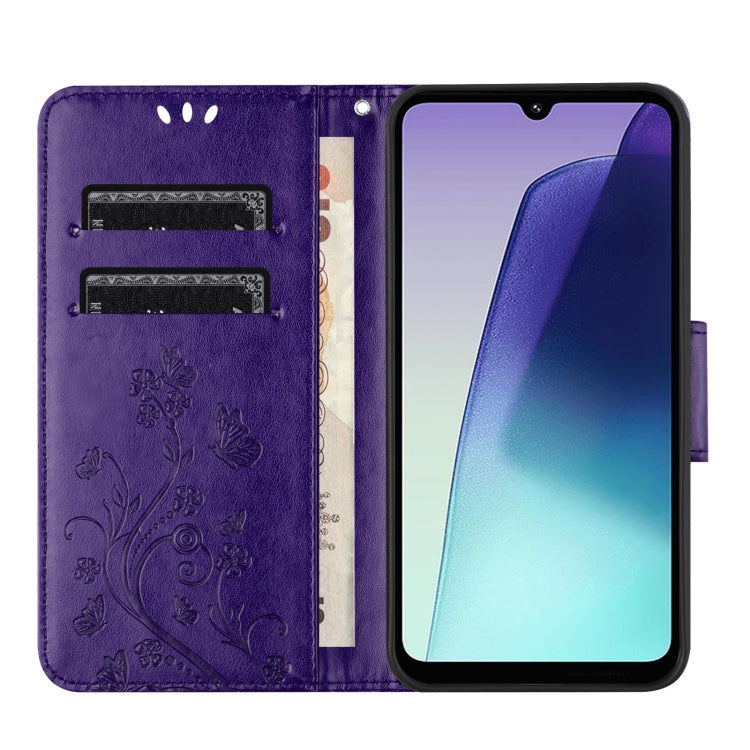 For Redmi Note 14 Pro+ 5G Butterfly Flower Pattern Flip Leather Phone Case