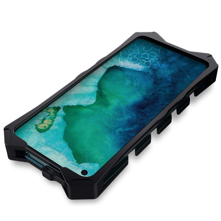 For Vivo X50 Vulcan Pattern Shockproof Protective Case(Black)