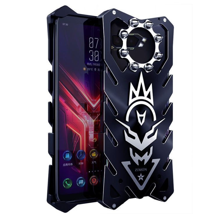 For Asus ROG Phone II New Vulcan Bullet Pattern Shockproof Protective Case(Black)