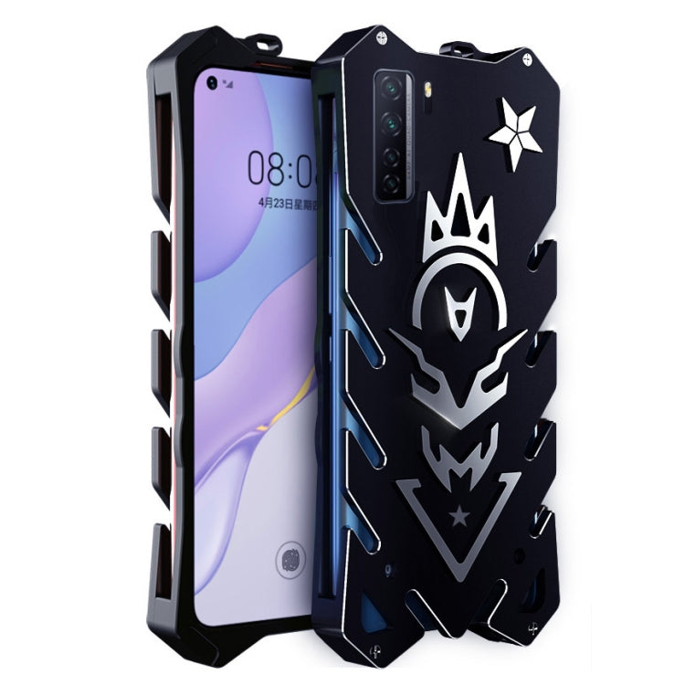For Huawei Nova 7 SE 5G Vulcan Pattern Shockproof Protective Case(Black)