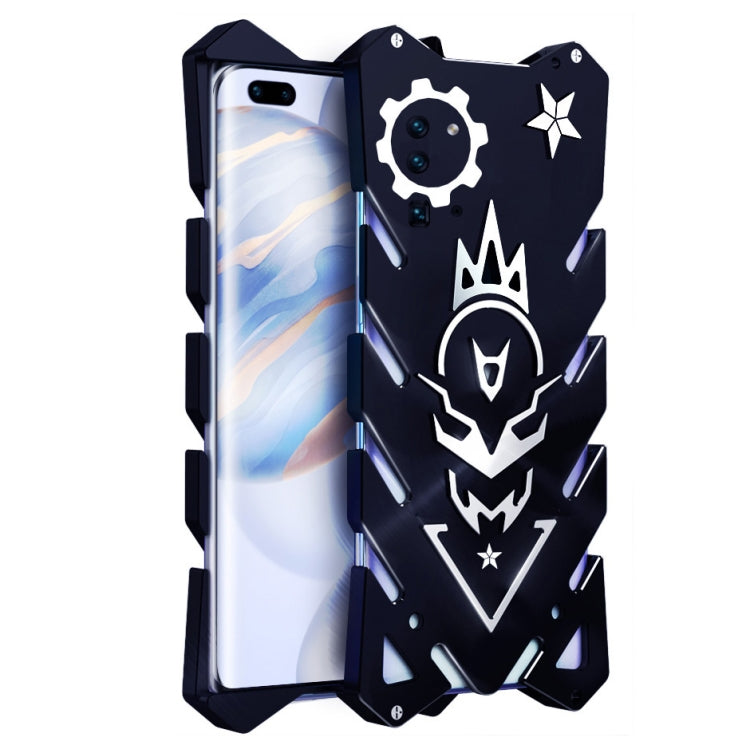 For Huawei Honor 30 Pro Vulcan Pattern Shockproof Protective Case(Black)