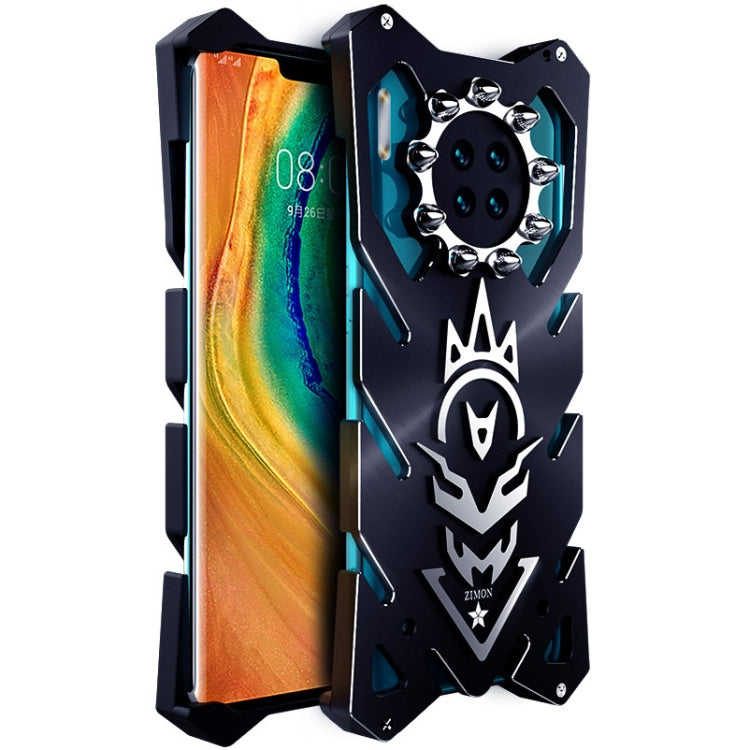 For Huawei Mate 30 New Vulcan Bullet Pattern Shockproof Protective Case(Black)