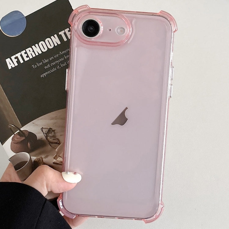 For iPhone SE 2022 / SE 2020 Transparent Four-corner Shockproof TPU Phone Case