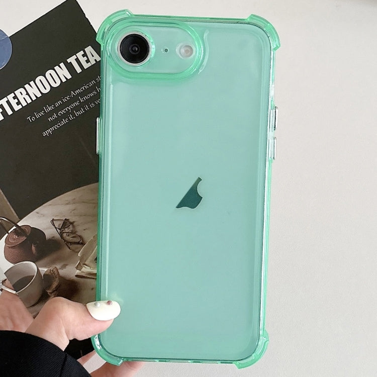 For iPhone SE 2022 / SE 2020 Transparent Four-corner Shockproof TPU Phone Case