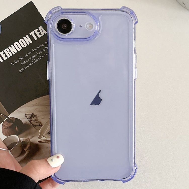 For iPhone SE 2022 / SE 2020 Transparent Four-corner Shockproof TPU Phone Case