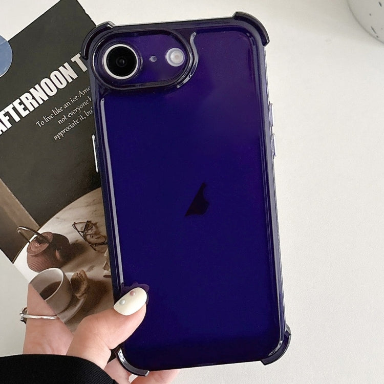 For iPhone SE 2022 / SE 2020 Transparent Four-corner Shockproof TPU Phone Case