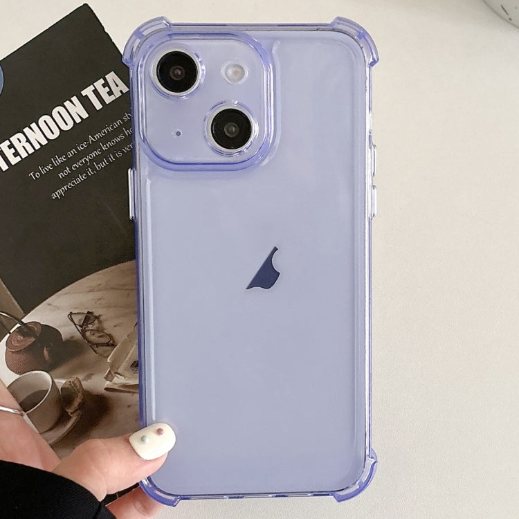 For iPhone 13 Transparent Four-corner Shockproof TPU Phone Case