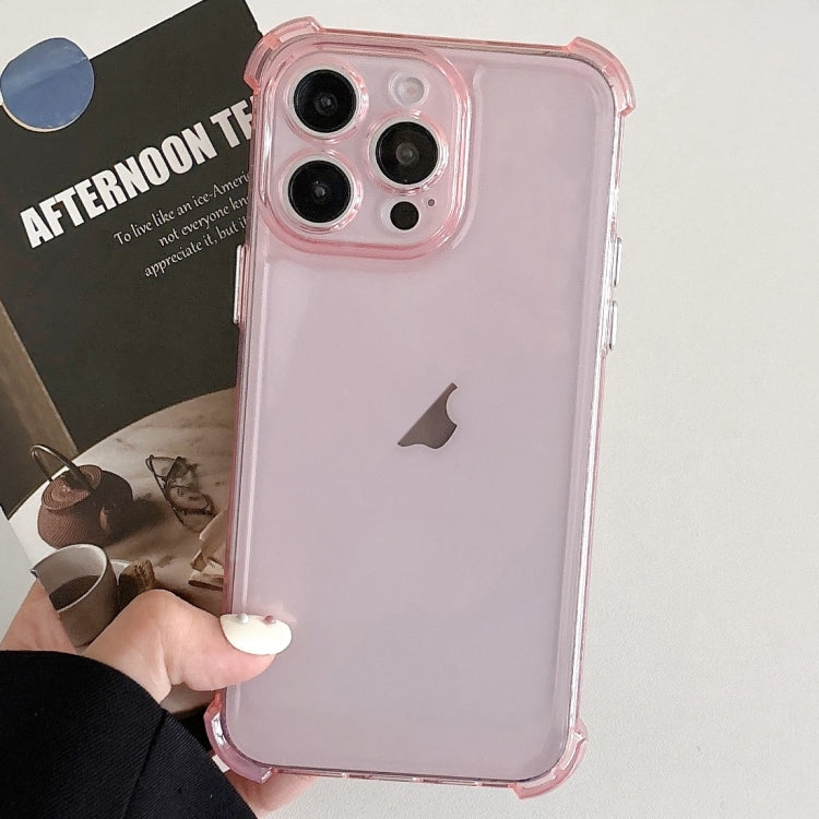 For iPhone 12 Pro Max Transparent Four-corner Shockproof TPU Phone Case