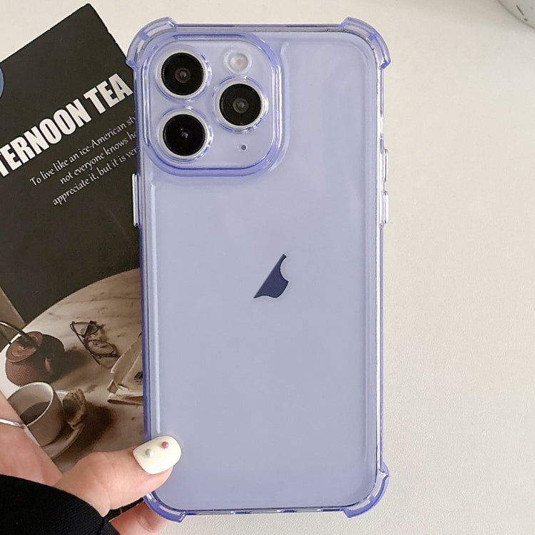 For iPhone 11 Pro Max Transparent Four-corner Shockproof TPU Phone Case