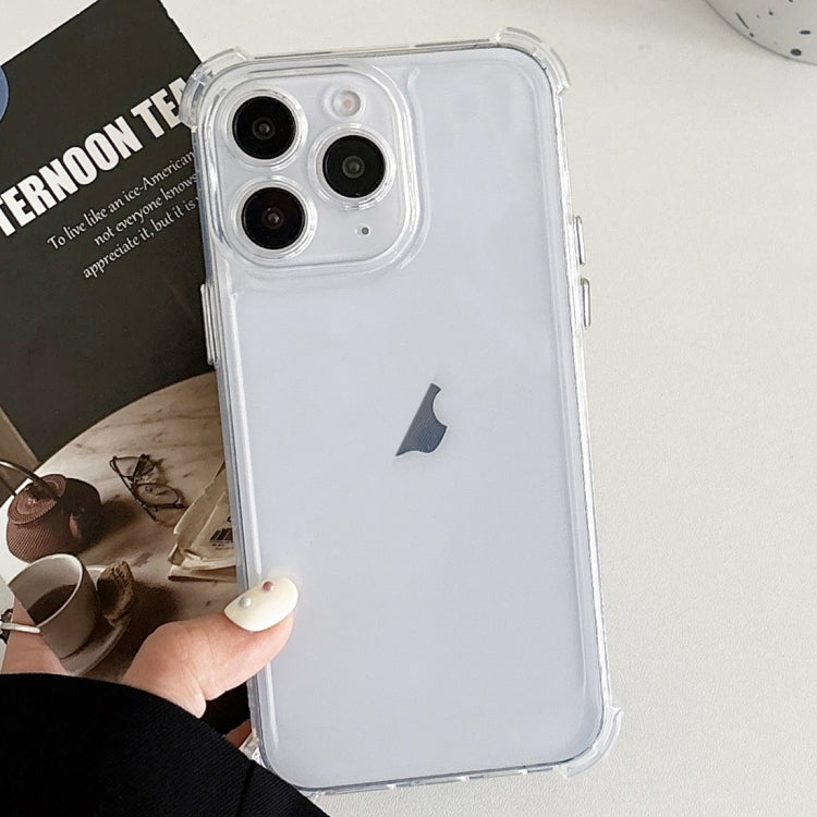 For iPhone 11 Pro Max Transparent Four-corner Shockproof TPU Phone Case