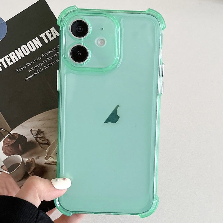 For iPhone 11 Transparent Four-corner Shockproof TPU Phone Case