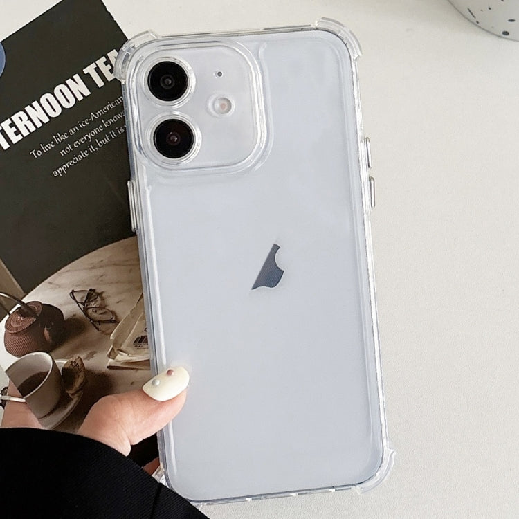 For iPhone 11 Transparent Four-corner Shockproof TPU Phone Case