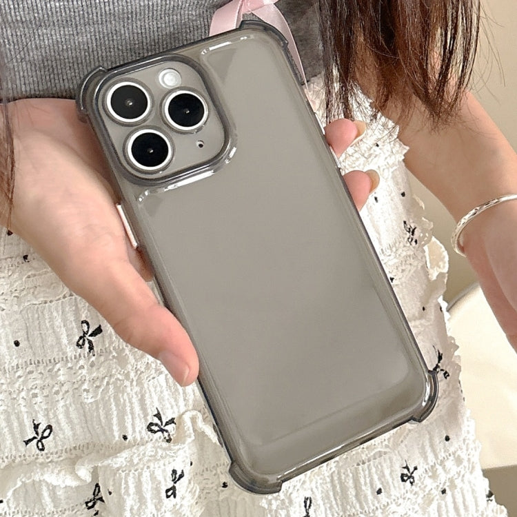 For iPhone 11 Pro Transparent Four-corner Shockproof TPU Phone Case