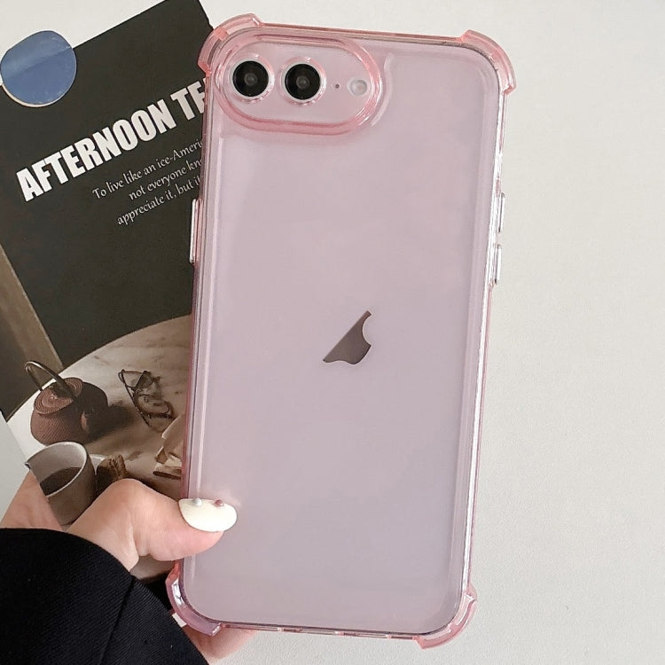 For iPhone 8 Plus / 7 Plus Transparent Four-corner Shockproof TPU Phone Case