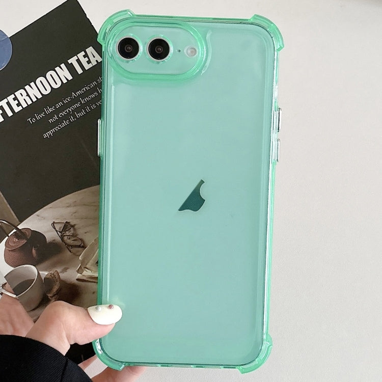 For iPhone 8 Plus / 7 Plus Transparent Four-corner Shockproof TPU Phone Case