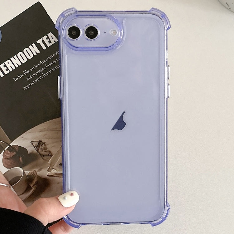 For iPhone 8 Plus / 7 Plus Transparent Four-corner Shockproof TPU Phone Case