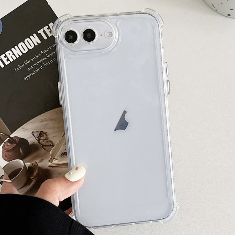 For iPhone 8 Plus / 7 Plus Transparent Four-corner Shockproof TPU Phone Case