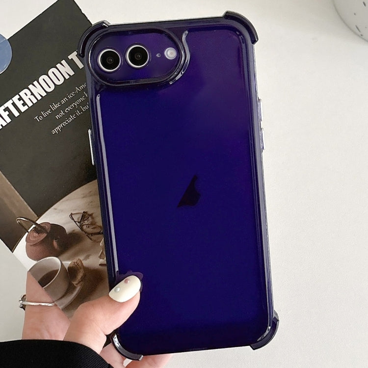 For iPhone 8 Plus / 7 Plus Transparent Four-corner Shockproof TPU Phone Case