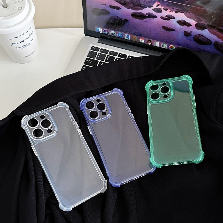 For iPhone 13 Transparent Four-corner Shockproof TPU Phone Case