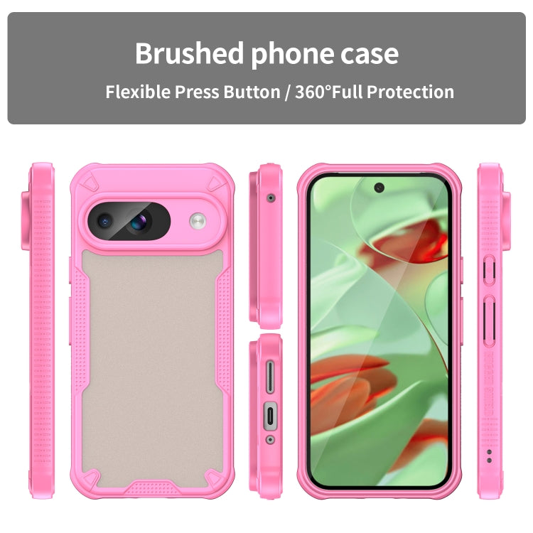 For Google Pixel 9 Armor Glaze PC Hybrid TPU Phone Case