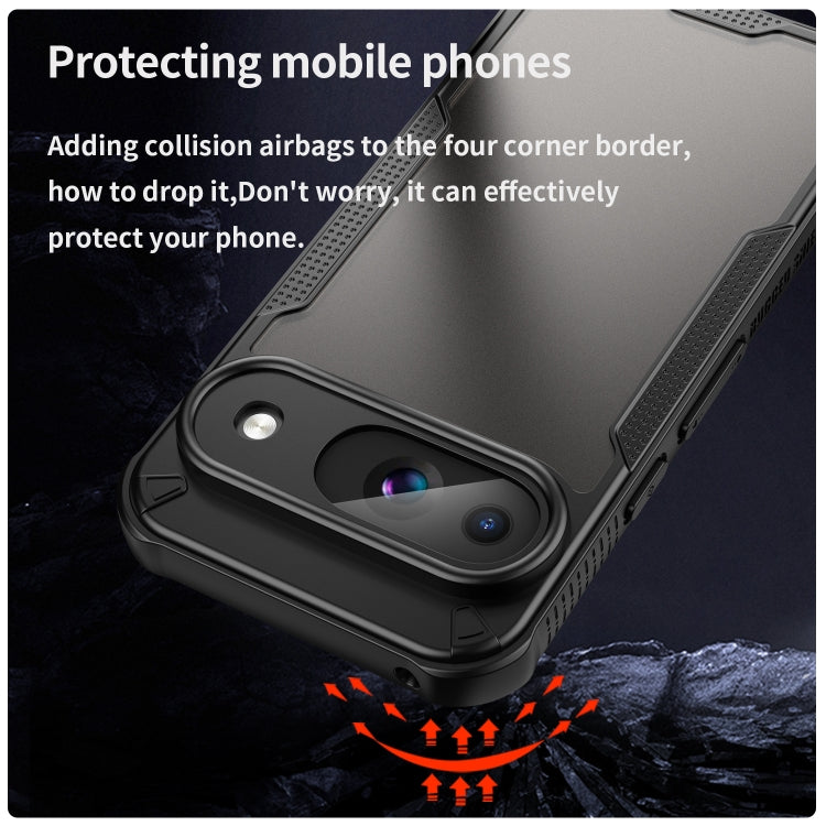 For Google Pixel 9 Armor Glaze PC Hybrid TPU Phone Case