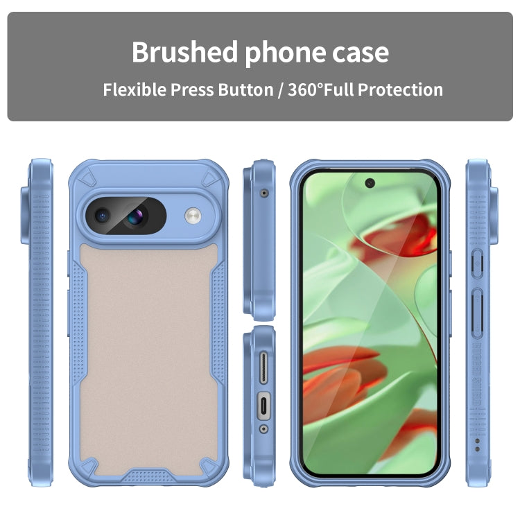 For Google Pixel 9 Armor Glaze PC Hybrid TPU Phone Case