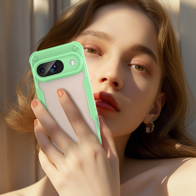 For Google Pixel 9 Armor Glaze PC Hybrid TPU Phone Case