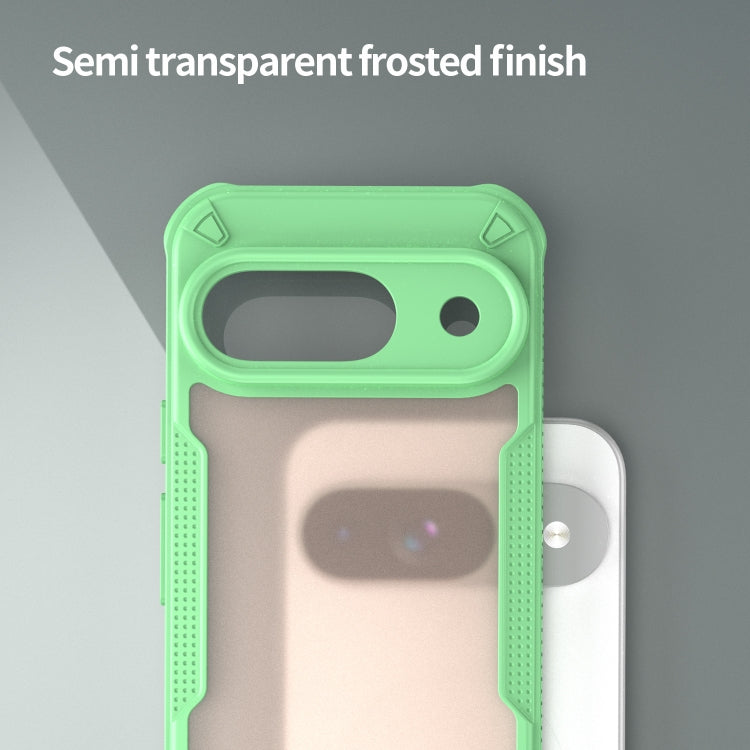 For Google Pixel 9 Armor Glaze PC Hybrid TPU Phone Case