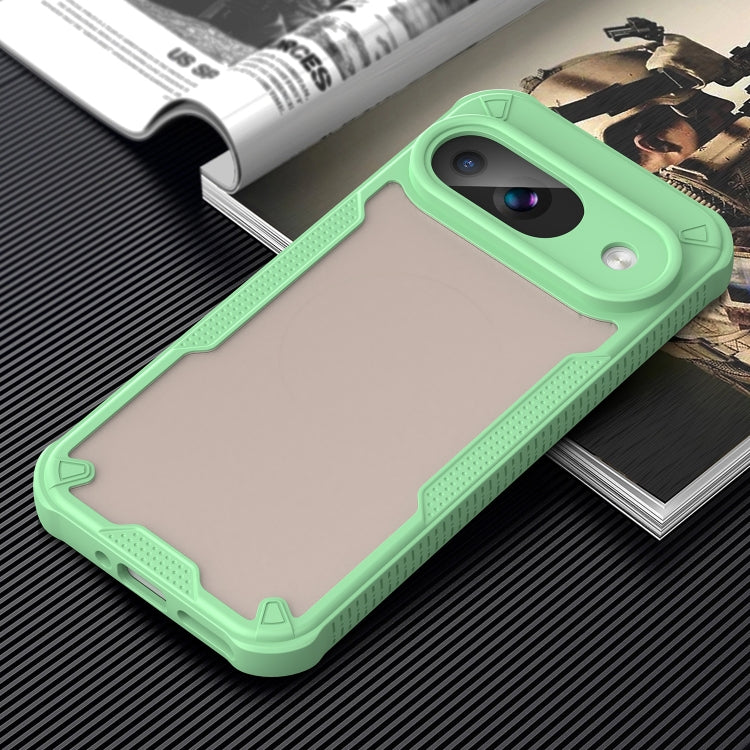 For Google Pixel 9 Armor Glaze PC Hybrid TPU Phone Case