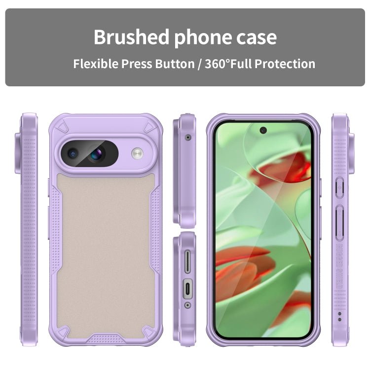 For Google Pixel 9 Armor Glaze PC Hybrid TPU Phone Case