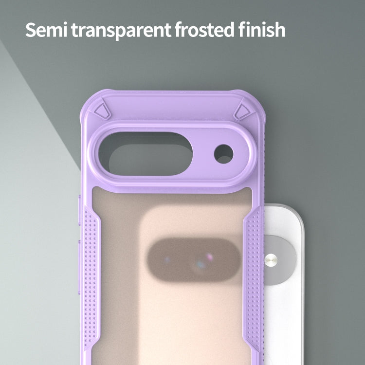 For Google Pixel 9 Armor Glaze PC Hybrid TPU Phone Case