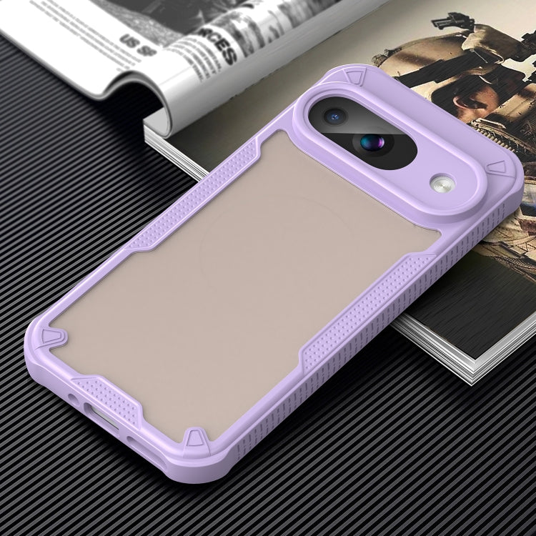 For Google Pixel 9 Armor Glaze PC Hybrid TPU Phone Case