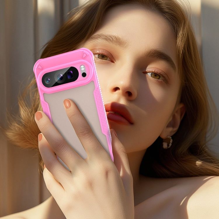 For Google Pixel 9 Pro Armor Glaze PC Hybrid TPU Phone Case