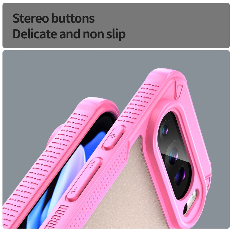 For Google Pixel 9 Pro Armor Glaze PC Hybrid TPU Phone Case