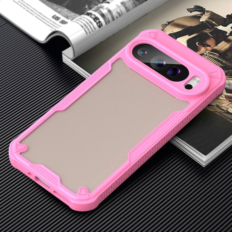 For Google Pixel 9 Pro Armor Glaze PC Hybrid TPU Phone Case