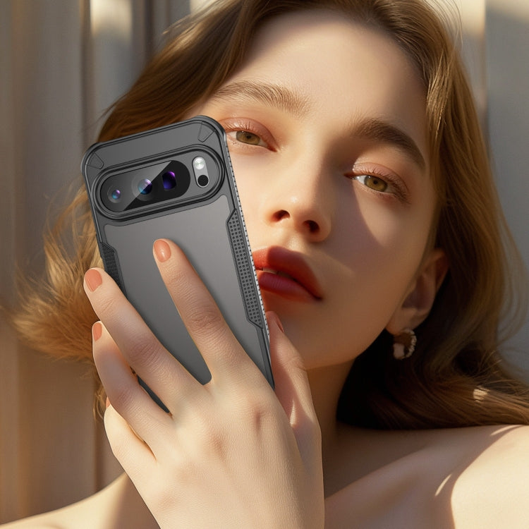 For Google Pixel 9 Pro Armor Glaze PC Hybrid TPU Phone Case