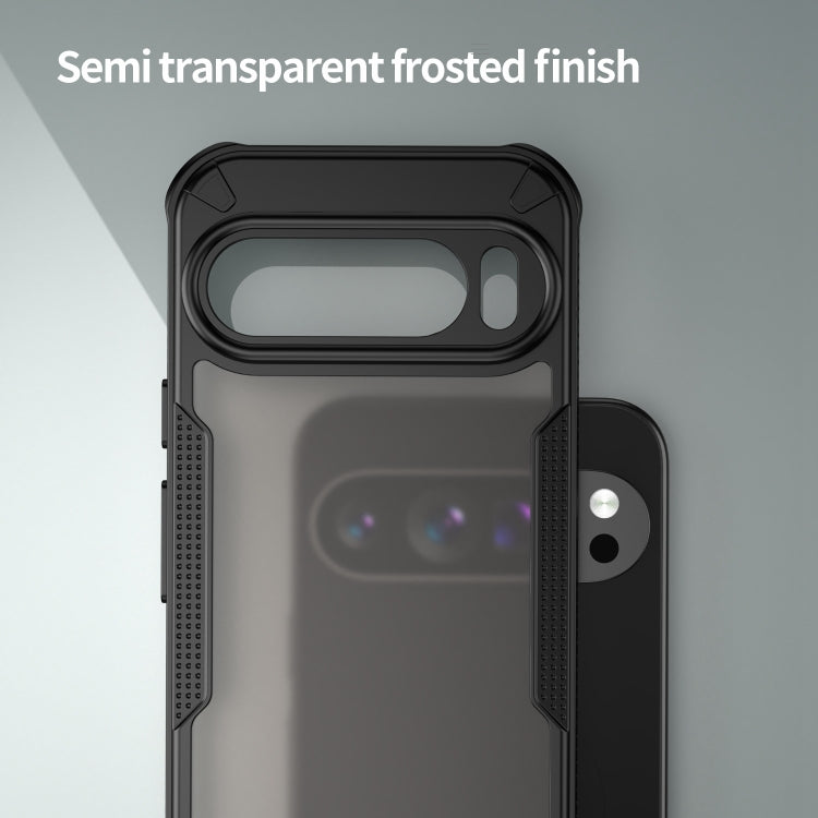 For Google Pixel 9 Pro Armor Glaze PC Hybrid TPU Phone Case