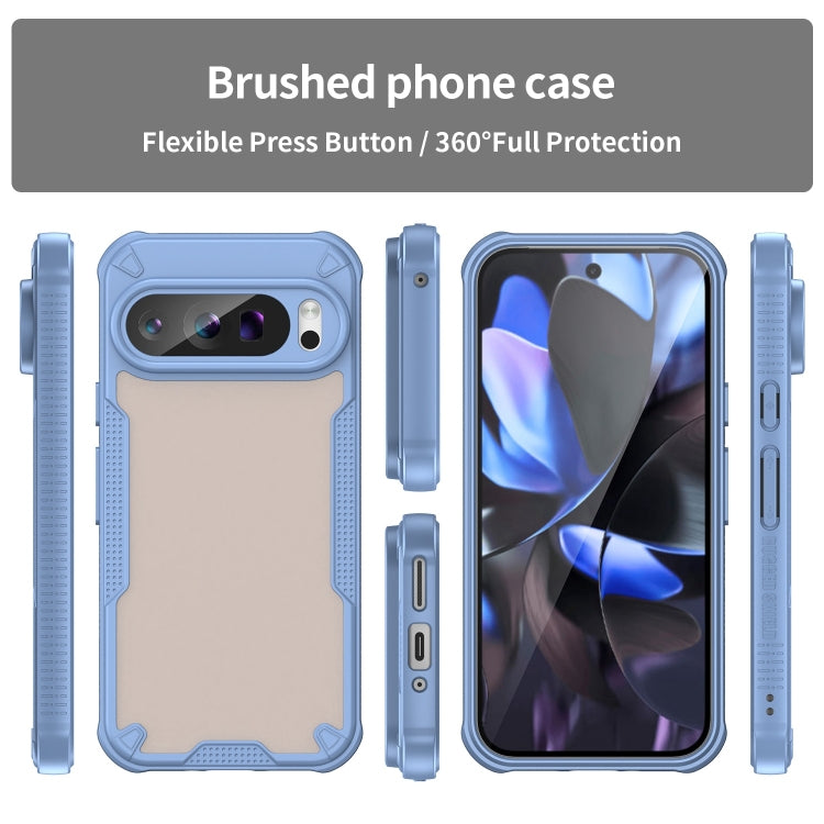 For Google Pixel 9 Pro Armor Glaze PC Hybrid TPU Phone Case