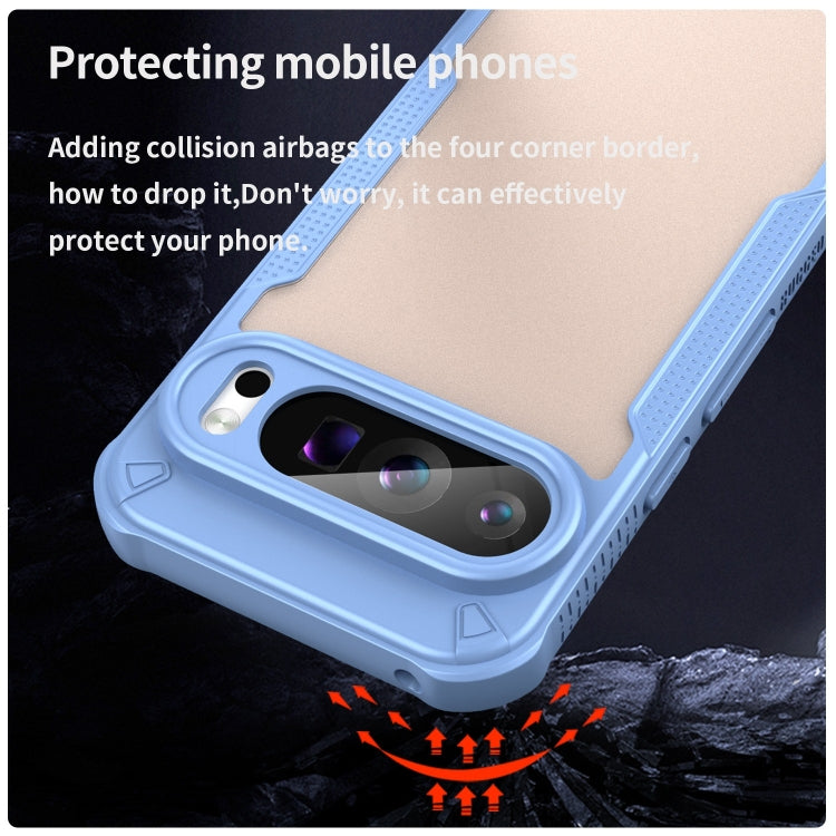 For Google Pixel 9 Pro Armor Glaze PC Hybrid TPU Phone Case
