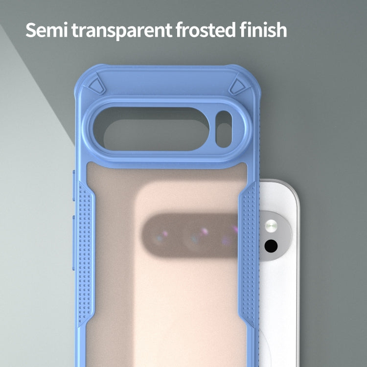 For Google Pixel 9 Pro Armor Glaze PC Hybrid TPU Phone Case