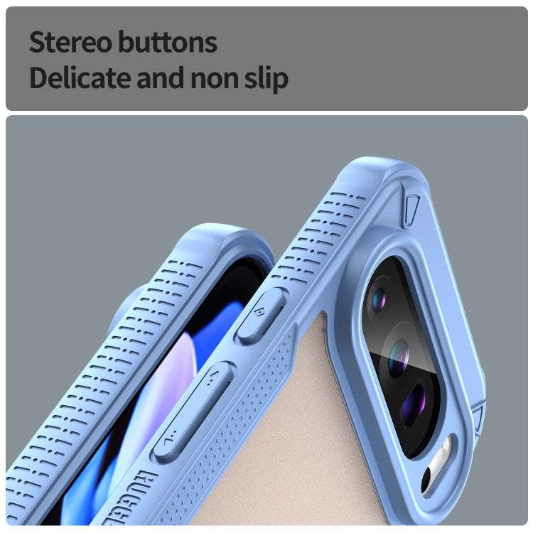 For Google Pixel 9 Pro Armor Glaze PC Hybrid TPU Phone Case