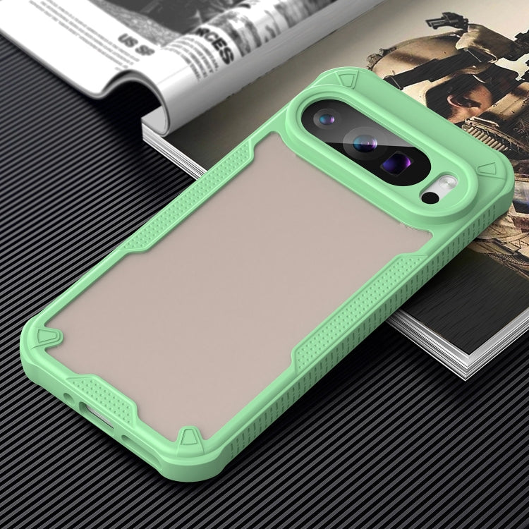 For Google Pixel 9 Pro Armor Glaze PC Hybrid TPU Phone Case