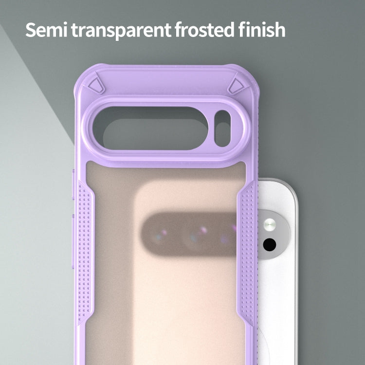 For Google Pixel 9 Pro Armor Glaze PC Hybrid TPU Phone Case