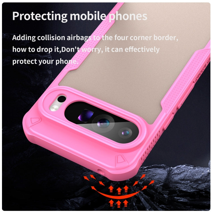 For Google Pixel 9 Pro XL Armor Glaze PC Hybrid TPU Phone Case