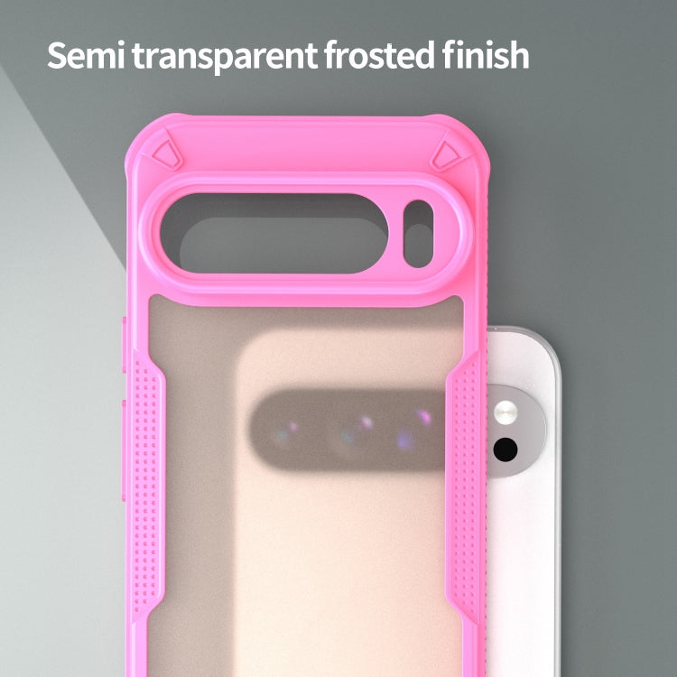 For Google Pixel 9 Pro XL Armor Glaze PC Hybrid TPU Phone Case