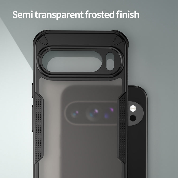 For Google Pixel 9 Pro XL Armor Glaze PC Hybrid TPU Phone Case