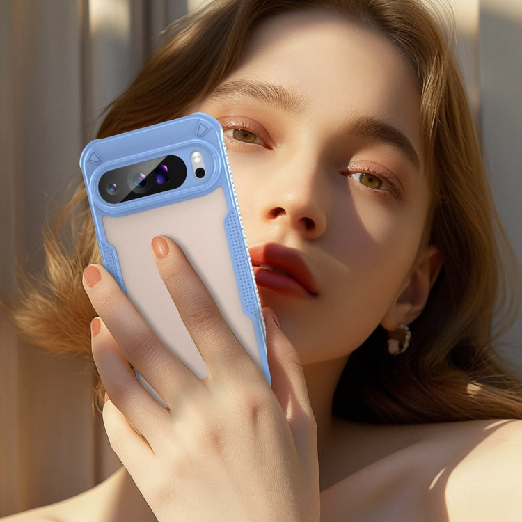 For Google Pixel 9 Pro XL Armor Glaze PC Hybrid TPU Phone Case